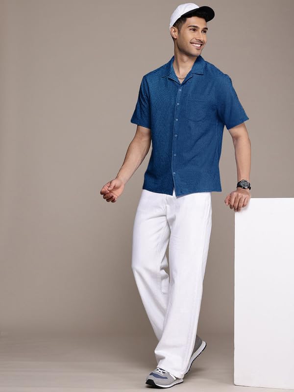 Image of Tee Projekt Fashion Textured Shirts for Men||Regular Fit Casual Shirt for Men||Fancy Shirt