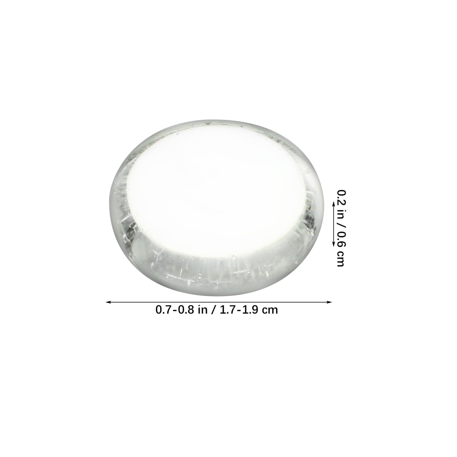 SEWACC Perles de Verre Transparentes et Remplissage Vase Élégant pour Vases 500 Décoration Cheminée Galets Plats et Ronds en Verre Résistant