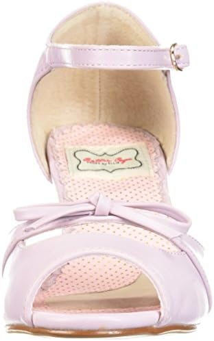 Bettie Page Women's BP250-TEGAN Heeled Sandal, Lavendar, 11 B US | Image 1