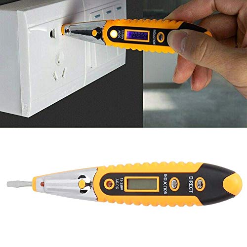 Image of Contact Tester Pen 12-250V AC Voltage Detectors Tester Meter Volt Current