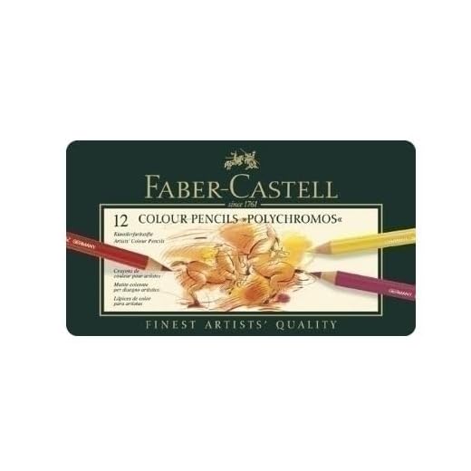 Faber-Castell Polychromos - Lápices de colores, 12 unidades, colores surtidos
