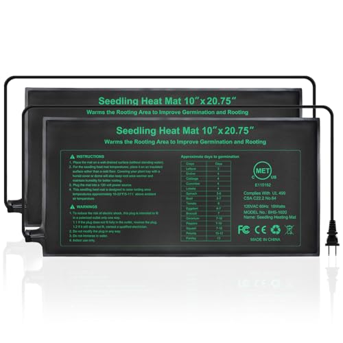 HYDGOOHO Seedling Heat Mat, 10