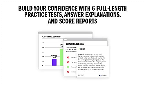 Mcat Self-Study Toolkit 2023-2024: Includes Mcat Complete 7 Book Set, 6 Full-Length Online Practice Tests + Customizable 3,000 Question Practice Bank #TOP2