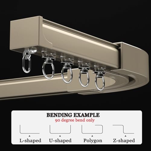 Riel de montaje en pared robusto de 150 cm con barra de 2,6 mm blanco 7