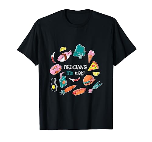 Concurso de comida Mukbang Me Not Challenge Camiseta