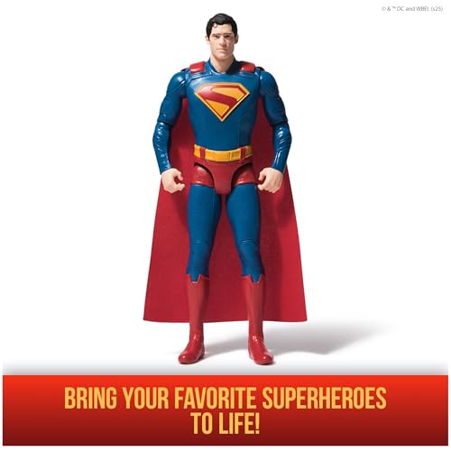 DC Comics, Superman 12-inch Superhero Action Figure, Kids Toys for Boys and Girls Pretend Play, for Ages 4 and Up