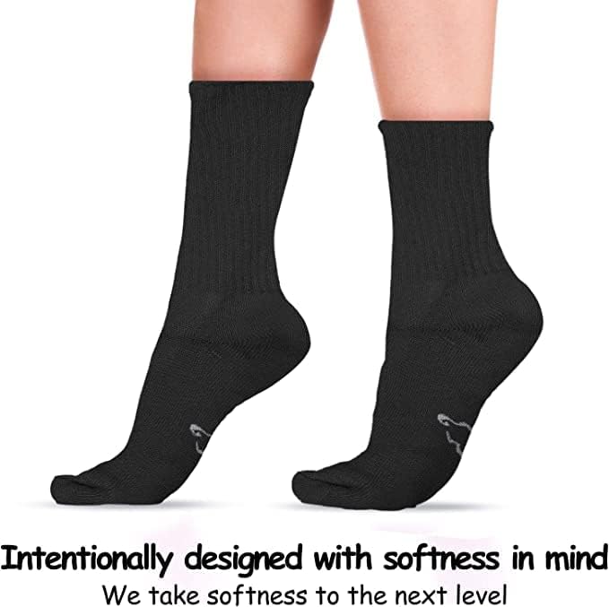 World's Softest Classic Crew Socks - Ultra Soft Socks for Women and Men - 3 Pack - Image 3