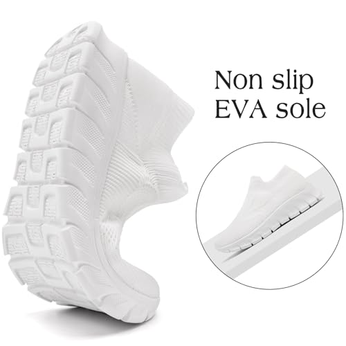 Womens Tennis Shoes Sneakers Slip on Walking Running Gym Non Slip Work Athletic Lightweight Workout Breathable Casual Shoes3