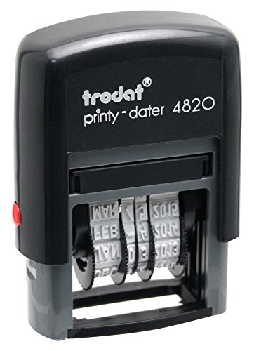 Image of Trodat Economy Self-Inking Date Stamps, 2 Pack (E4828)