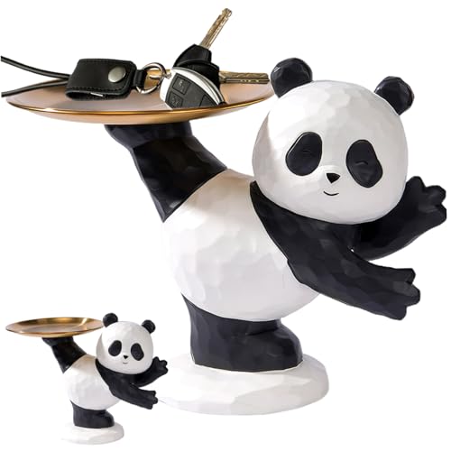 Evita perder objetos con la bandeja para llaves de panda estable 3