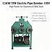 INTBUYING Electric Pipe Tube Bender Roller Machine Steel Bar Tube Bender 1.5KW/2HP Square/Round Pipe Bending Machine Multi-Function Pipe Bending Rolling Machine with 9 Round and 8 Square Die Sets 110V