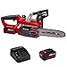 Einhell Tronçonneuse sans fil sur batterie GE-LC 18/25 Li Kit Power X-Change (18 V, 3,0 Ah, longueur du guide 25 cm, longueur de coupe 23 cm, avec 3.0 Ah batterie et chargeur)