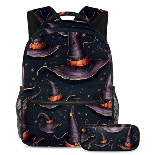Sac à dos Halloween et trousse cadeau original pour élèves garçons et filles