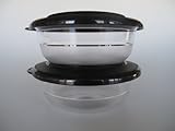 Original Tupperware TUPPERWARE Tafelperle 275ml schwarz Tafelfein (2) Servieren Schale Classic Royal P 25504