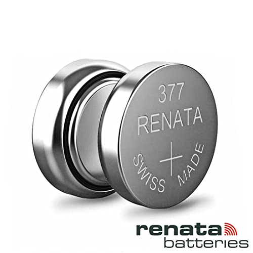 SR626SW Watch Batteries 377-5 x Renata 377 Swiss Made Equivalent to SR626SW Replacement Cell Button Watch Battery Replacement Kit for Watches with Swift Gift UK Fitting Guide - Image 2
