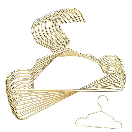 Happyyami 10piezas Mini Percha De Metal para Ropa De Mascotas Organizador De Armario Pequeño Perchero para Perros Perchas Pequeñas