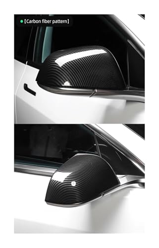 Couvercle rétroviseur extérieur mat pour Model 3 protection style ABS