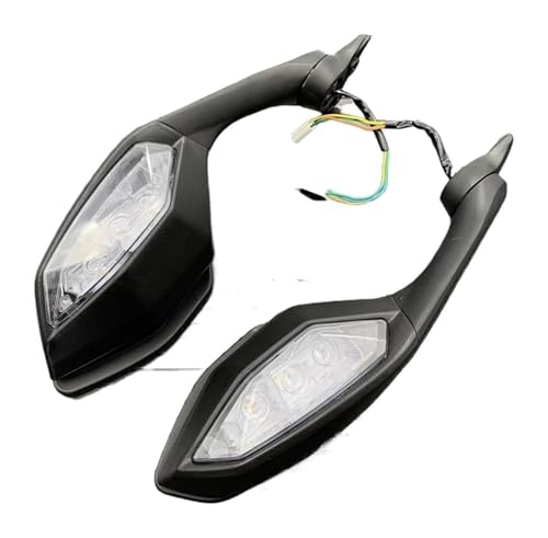 Rétroviseurs moto YZF R6 R1 clignotants LED intégrés fixation guidon