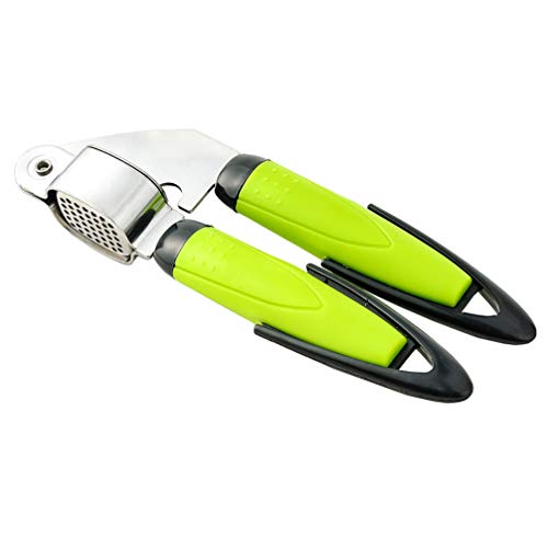 Espremedor manual de alho de aço inoxidável Hemoton Ferramentas de cozinha para grelha multifunções