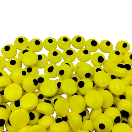 Image of Candy Eyes for Decorating Edible Yellow Candy Eyes Eyeballs Halloween Sprinkles for Cake Cupcakes Toppers Cookies Baking Decoratings Christmas