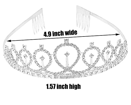 Docooniver 4 Pcs Bachelorette Party Decorations Bride & Groom to be Sash Tiara/Crown Veil Engagement Party Accessories Bridal Shower Gifts for Bride by Docooniver - Used condition - Image 6