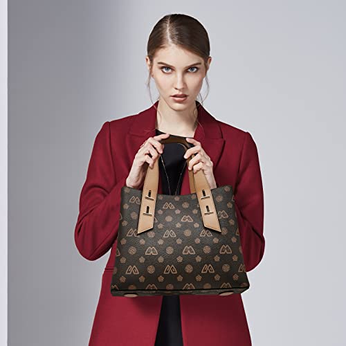 Image of LAORENTOU Women Crossbody Handbags Genuine Leather Satchel Handbags for Women Top-handle Shoulder Tote Purses
