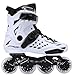 AYES Patines en línea, patines profesionales para hombres y mujeres, patines en línea para fitness, patines en línea para adultos y principiantes (blanco, 42)