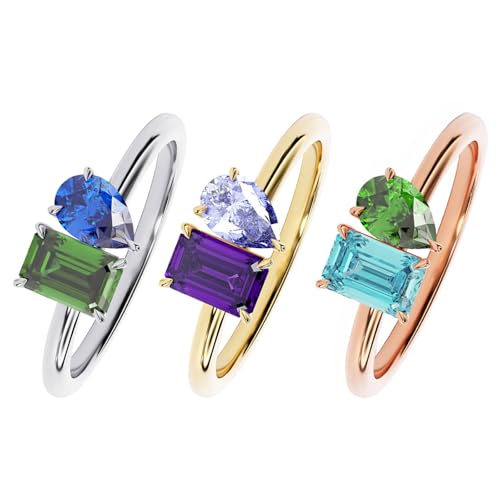 Cadeaux pour la fête des mères bague personnalisée argent originale