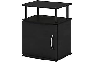 Furinno Jaya End Table, Small 1-Tier Wooden Coffee Table