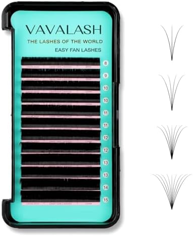 Eyelash Extension Supplies D Curl 0.07 Rapid Volume Lash Extensions Easy Fan 3D 4D 5D 6D 7D 10D Automatic Blooming Flower Lashes Self Fanning Lashes Russian Volume Individual Lashes(D-0.07,8-15mm)