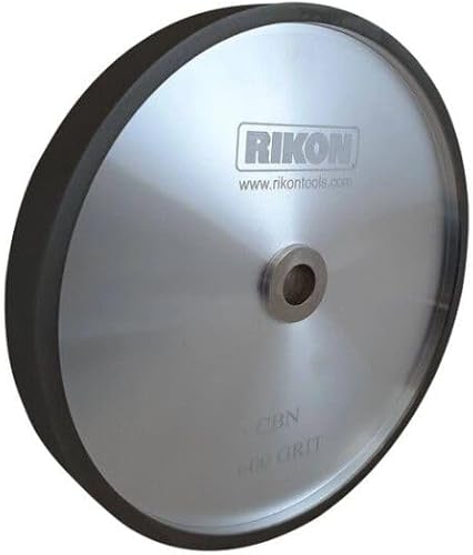 Rikon PRO Series 82-1600 CBN - Muela abrasiva de grano 600 de 8 pulgadas para afilar herramientas de corte de acero de alta velocidad para tu torno