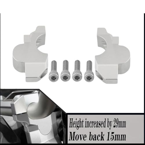 Abrazadera elevadora manillar motocicleta ADV 160 2017-2024 extension retroceso 3