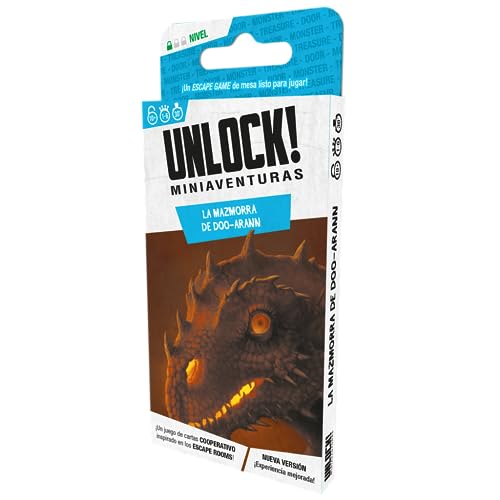 Asmodee | Unlock! Miniaventuras La mazmorra de Doo-Arann | Juego