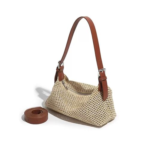 Mesh Beach Bag,Straw Shoulder Purses for Women,Beach Bag Fashion Crossbody Bag, Crochet Purses Shoulder Handbag