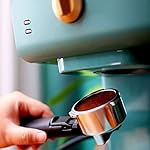 QJRGUY Retro Semi-automatic Coffee Machine Household Espresso Pump Type Integrated Milk Frother - Image 3