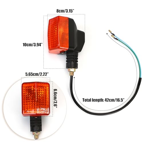 Image of 2 Pairs Motorcycle Turn Signal Light Indicator Halogen Lamp For XR650L 1993-2020 For Honda XR250L 1991-1996 Rear Lights Lamp Indicator Winker Blinker Replacement
