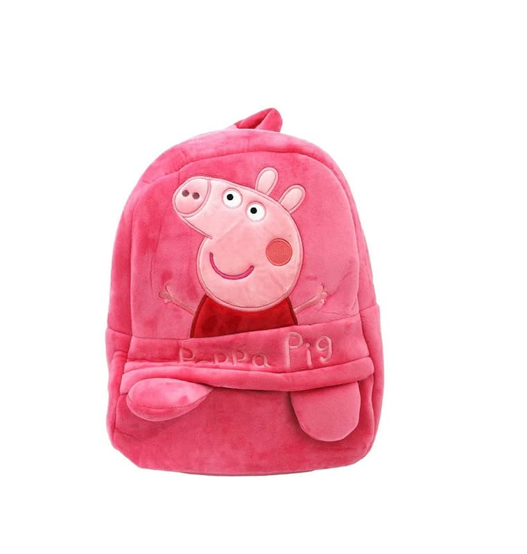 Image of Frantic Kids Velvet School Bag soft plush standard Backpack Baby Girl Preschool Mini Travel Bags Baby Girl & Baby Boy & Toddlers Picnic Carry Travelling Bags (2-5 Years)