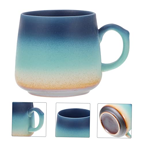 KANBUN Tazas de té, 3 unidades, taza de café, tazas de café de viaje, tazas de té de vidrio, tazas de capuchino, taza de café para el hogar, taza de agua, taza de cerámica, taza de té, taza de