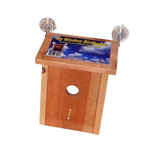 My Window Birdhouse Spy On Birds Real Wood Not Plastic Like Others 100% USA Made