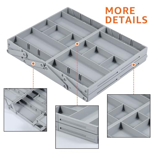 BAODBF Cutlery Drawer Organiser,Expandable Cutlery Tray,Expandable Utensil Tray for Kitchen,Drawer Organiser for Cosmetics,Office Supplies,Kitchen Utensils (Double row two layers) - Image 6