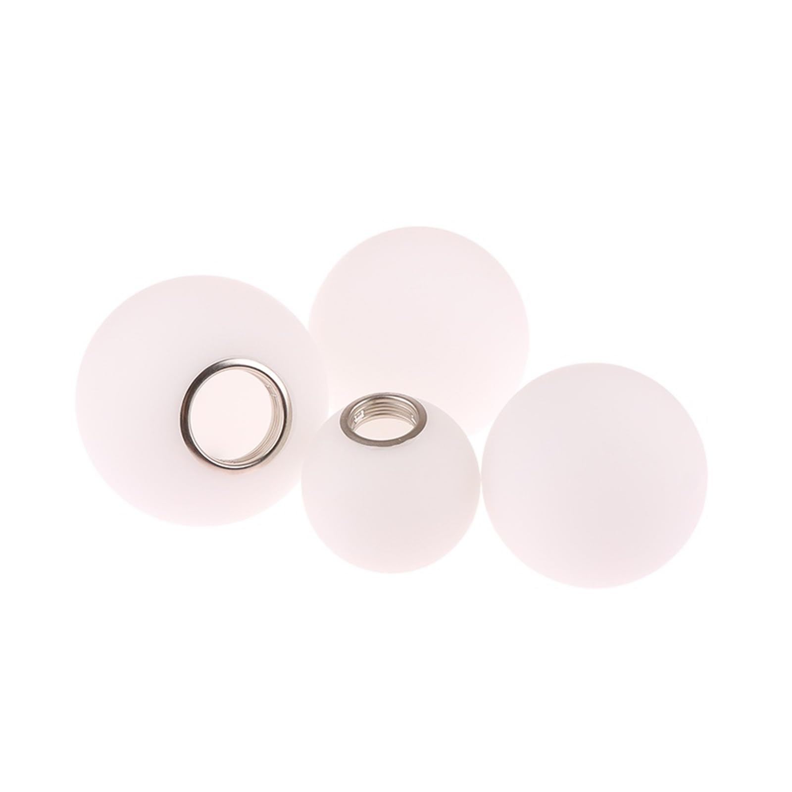 Lámpara de Cristal Blanco, lámpara esférica esmerilada for Bombilla E14E27, Accesorio de Apertura, Accesorio de Cristal, Pantalla de Repuesto(120mm-E27)