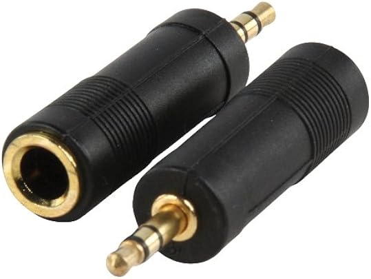Valueline AC-005GOLD cavo interfaccia adattatore 3 5mm 6 35mm Nero Valueline AC-005GOLD cavo interfaccia adattatore 3 5mm 6 35mm Nero