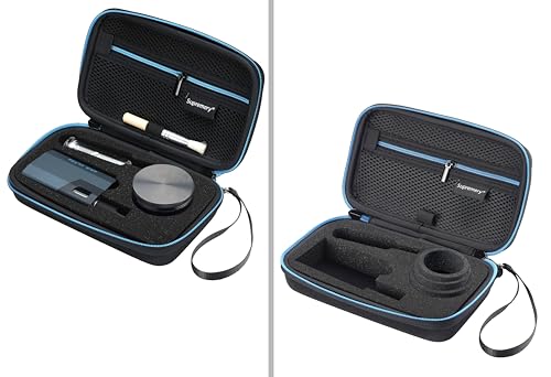 Supremery Etui kompatybilne z WOLKENKRAFT ÄRiS & Ultra Vaporizer Case, akcesoria, czarny i niebieski #