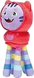 ab 0 Jahren Schmidt Spiele 42789 Gabbys Dollhouse, DJ Katzenminze, 28 cm Plüschfigur