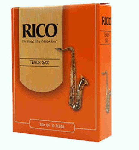 Image of D'Addario Woodwinds - Rico Tenor Sax Reeds B Flat - Tenor Saxophone - Tenor Reeds Crafted for Beginners, Students, Educators - Strength 3.0, 25-Pack