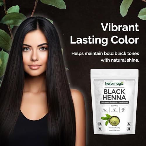HerbMagic Polvo Henna Negra 100g 100% Natural miniatura 6