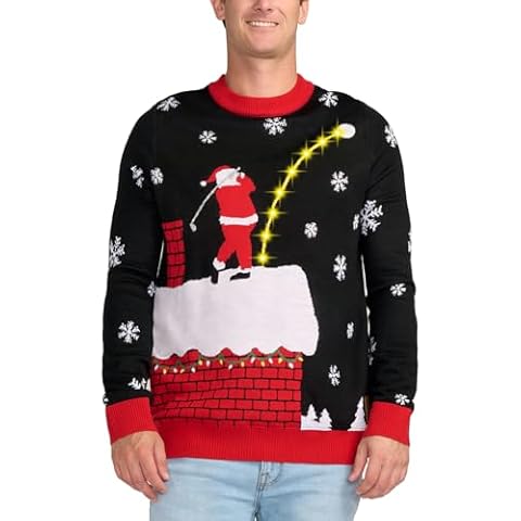 Pull de Noël lumineux Tipsy Elves Cover