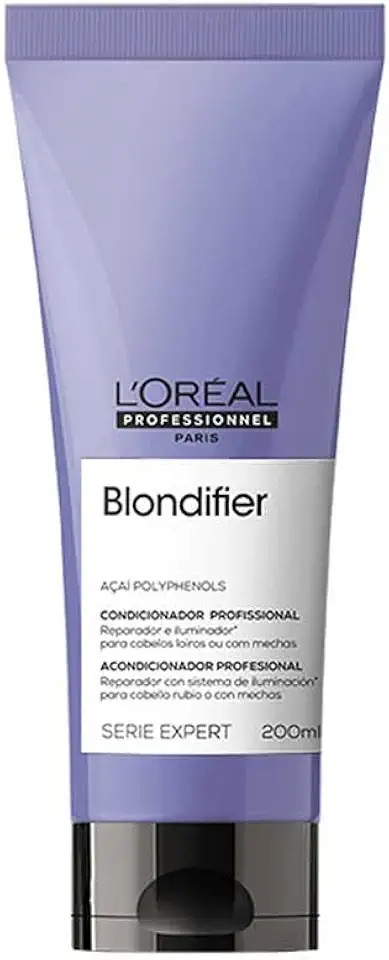 L'Oréal Professionnel Condicionador Blondifier, Tratamento Nutritivo e Suavizante, Aumenta o Brilho e Combate a Oxidação dos Fios, Para Cabelos Loiros ou Descoloridos, 200ml