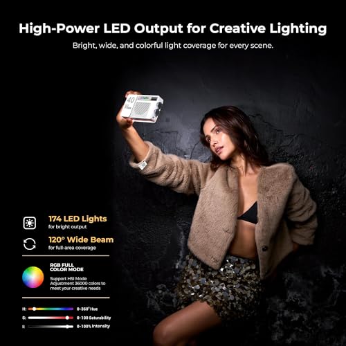 Image of Digitek LED Video Light Studio, for YouTube Video, Product Photography, Makeup Shoot and More (LED-D40W RGB)