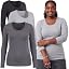 3pk - H Grey, Charcoal, Black